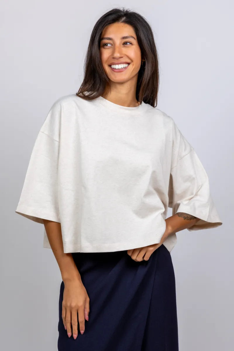 STUDIO CLIQUE STUDIO CLIQUE AMY T-shirt met korte mouwen - Beige