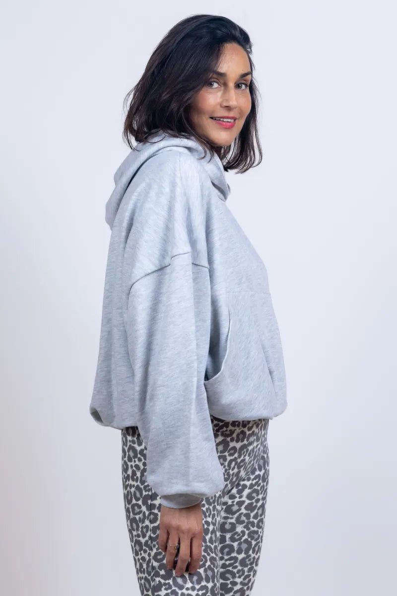 DEBLON SPORTS DEBLON SPORTS BIBI 2611011 Hoodie met capuchon - Lichtgrijs
