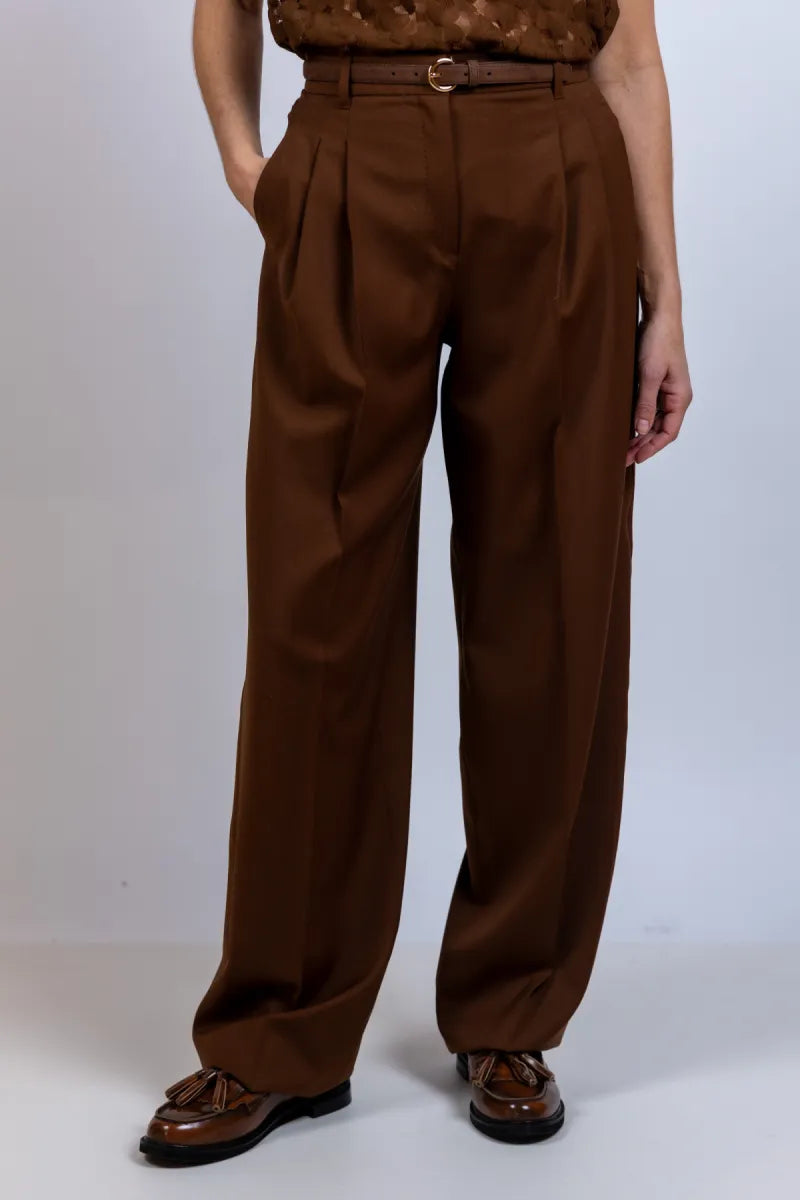 MAX MARA STUDIO MAX MARA STUDIO MSTBACIO Wijde pantalon - Vicunia