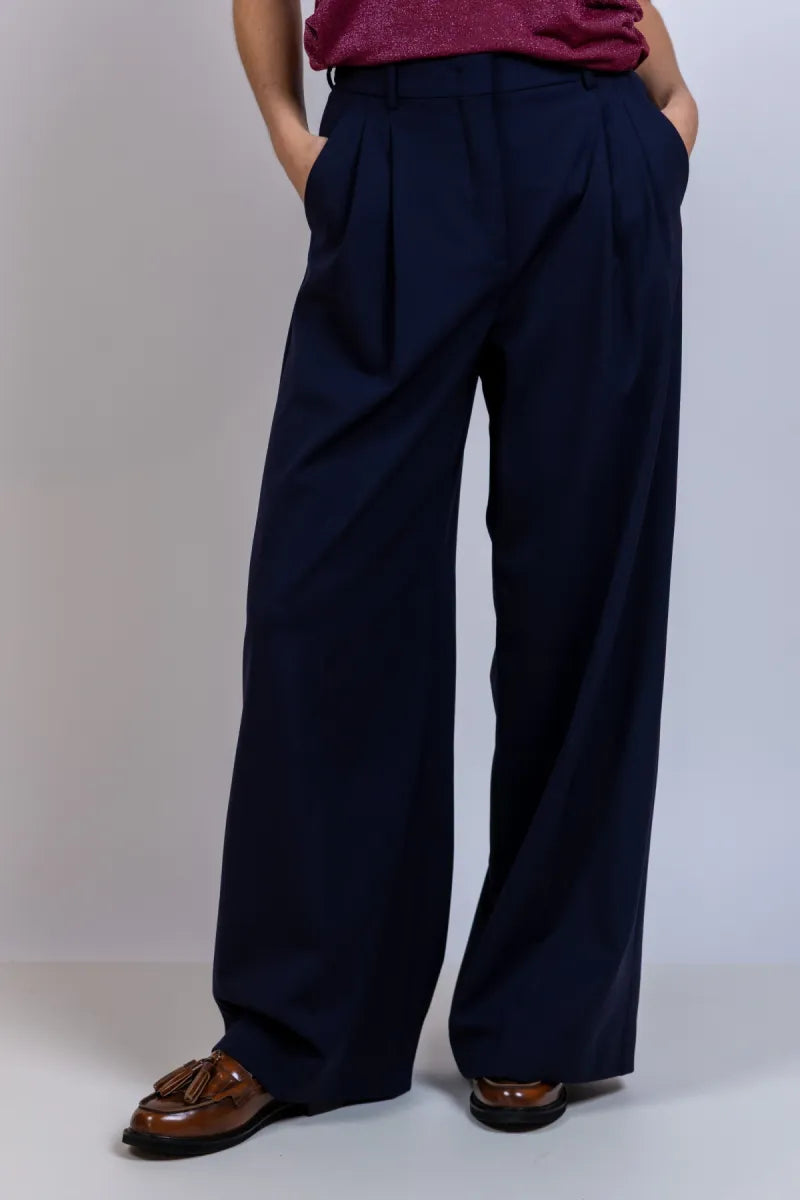 WEEKEND BY MAX MARA WEEKEND BY MAX MARA ASTA WEEKEND BY MAX MARA ASTA Wijde pantalon - Marine