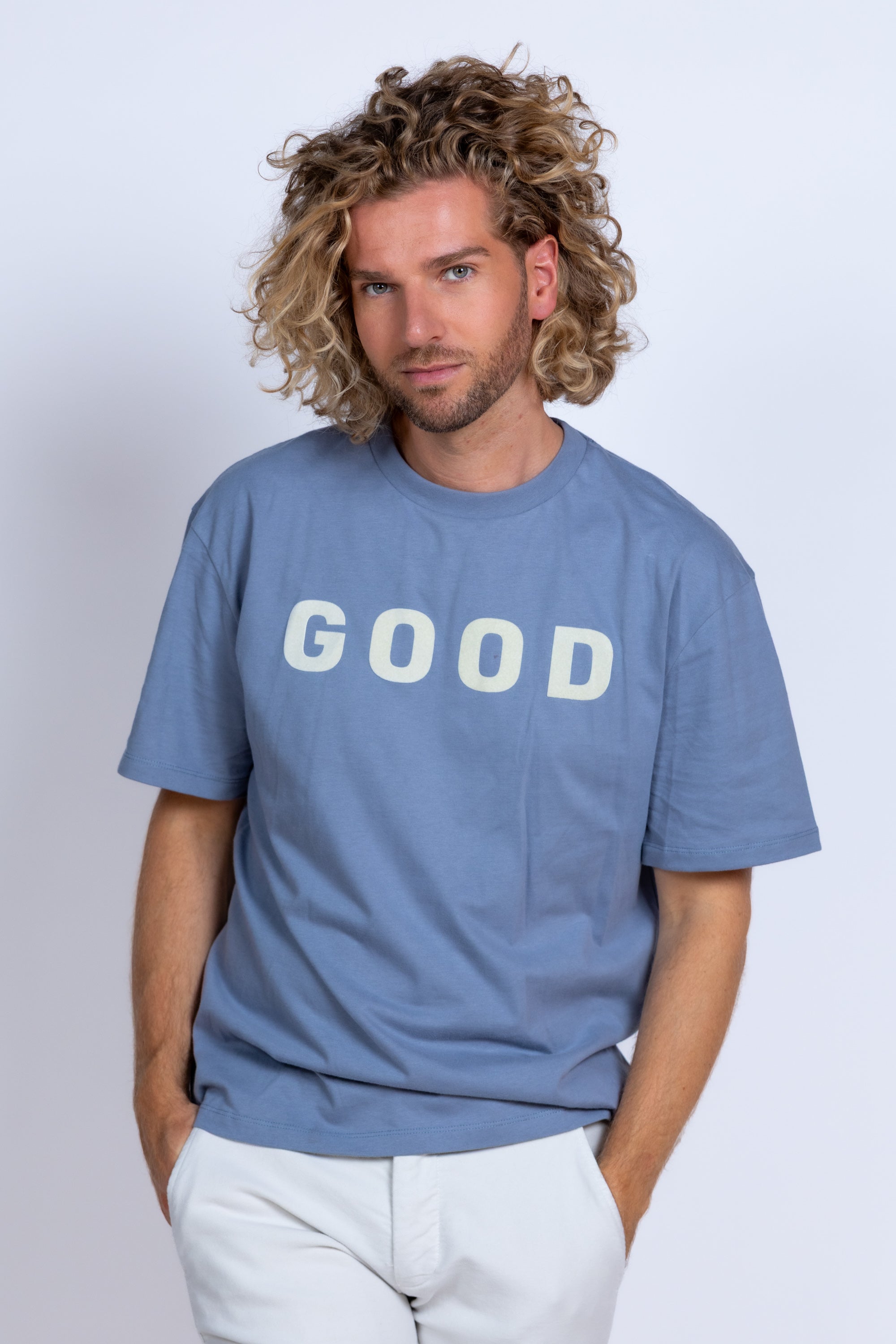 T-shirt met print - Inkt