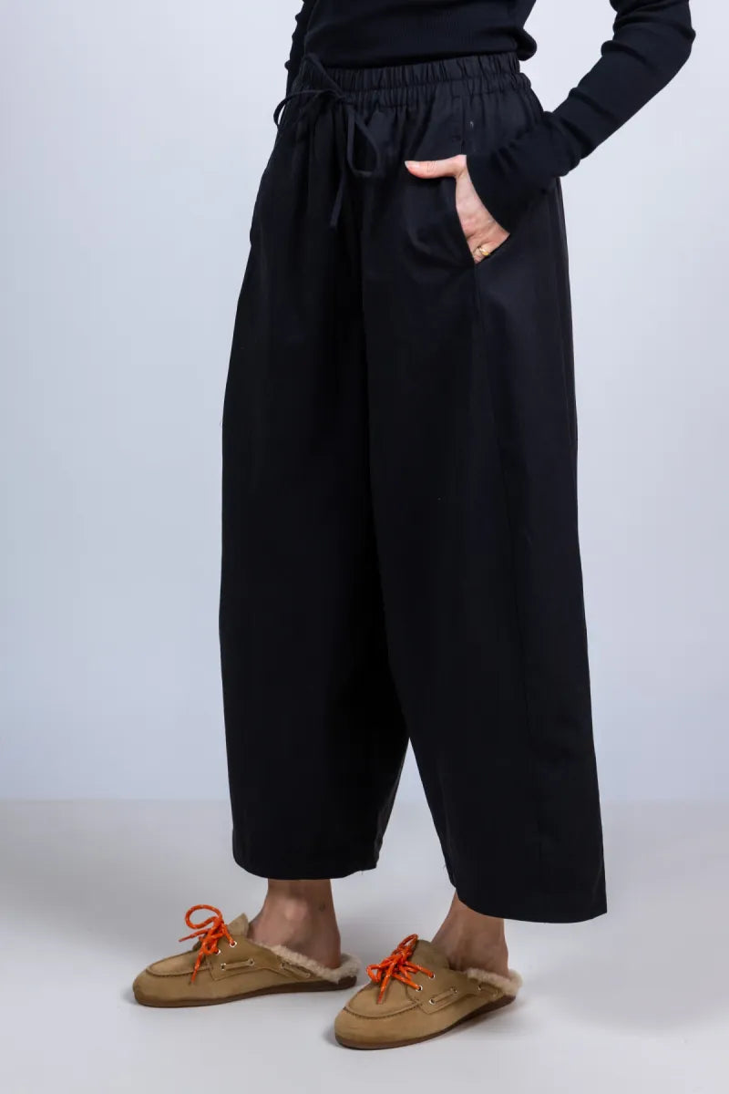 JC SOPHIE Wijde broek - Zwart