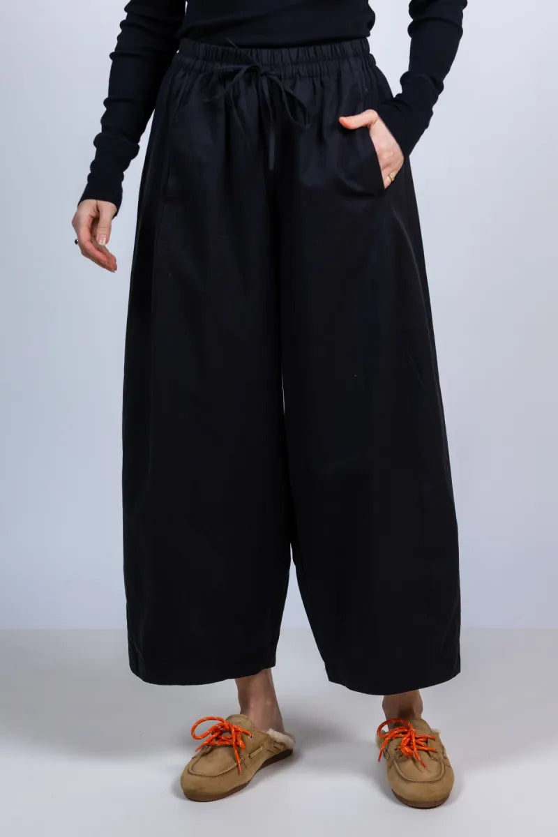 JC SOPHIE Wijde broek - Zwart