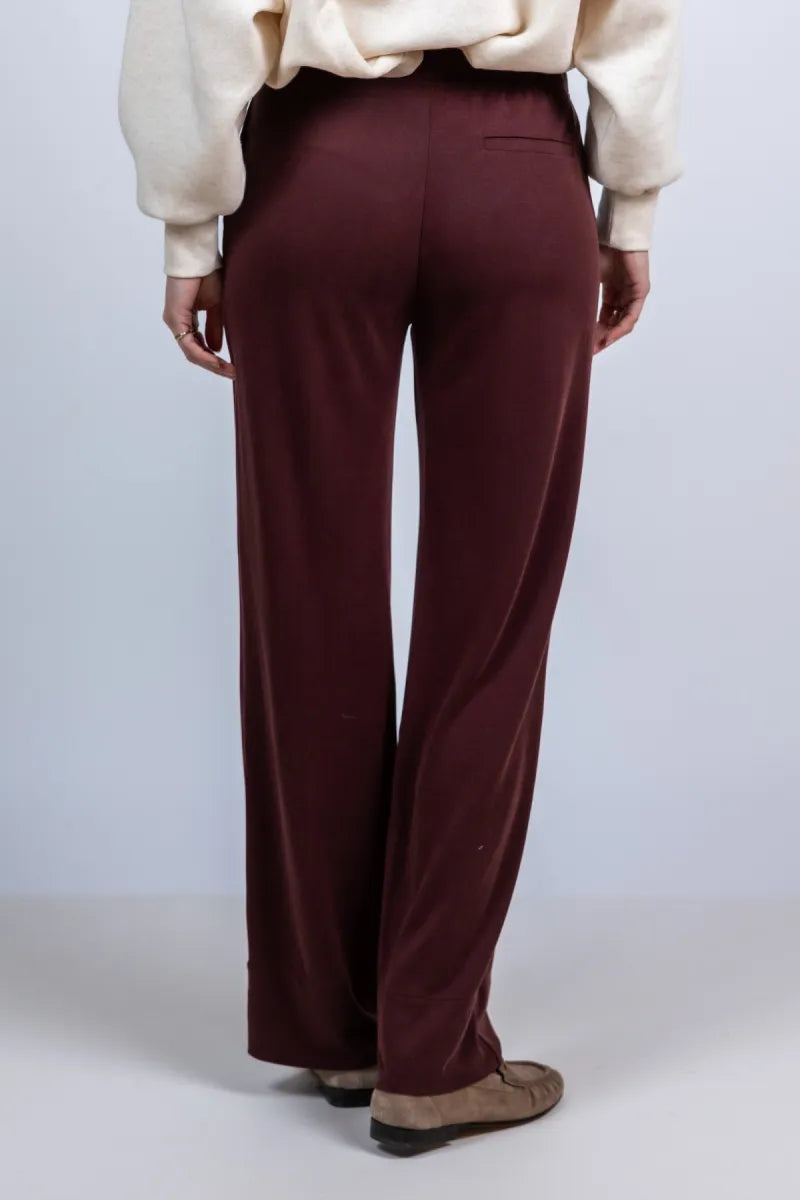 JC SOPHIE Broek met rechte pijpen - Burgundy