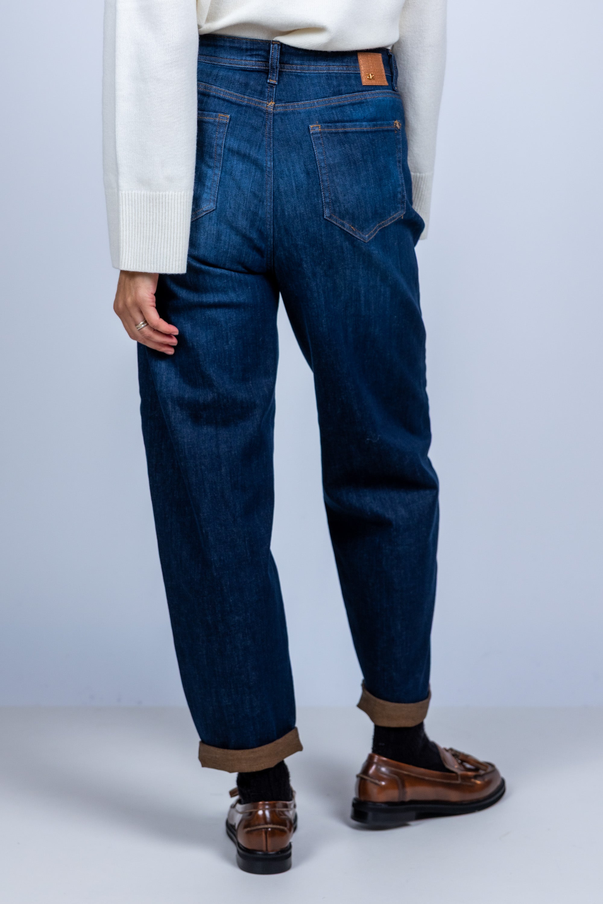 Jeans met omslag - Jeans