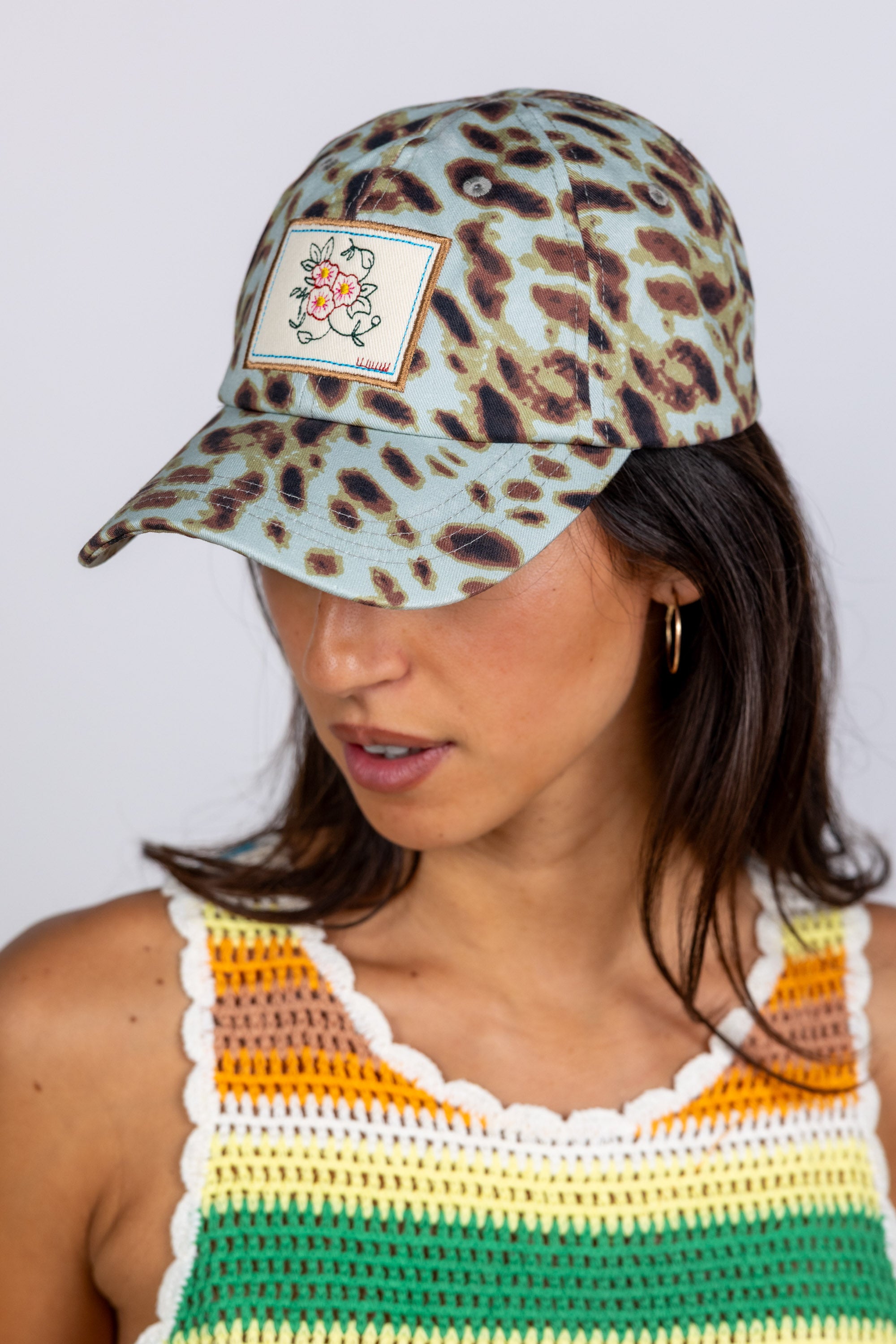 Pet met print - Mint