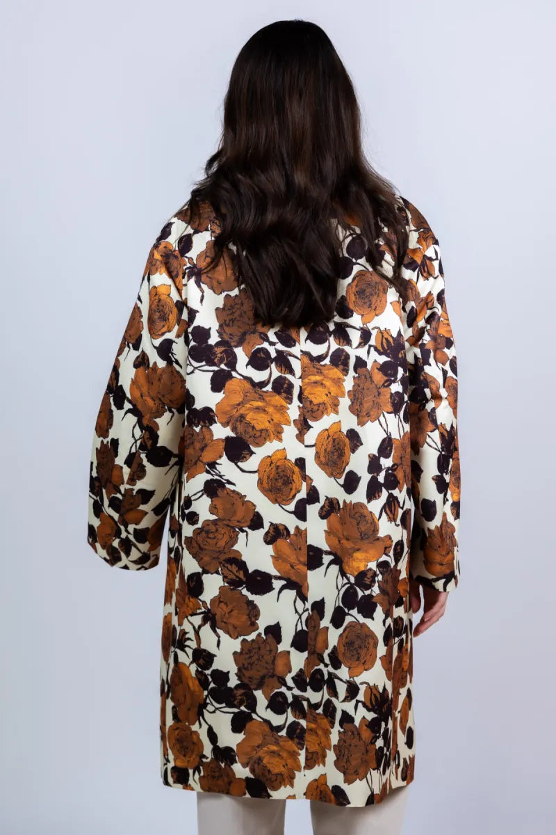 ESSENTIEL ANTWERP ESSENTIEL ANTWERP JUNTA Jas met bloemenprint - Ecru