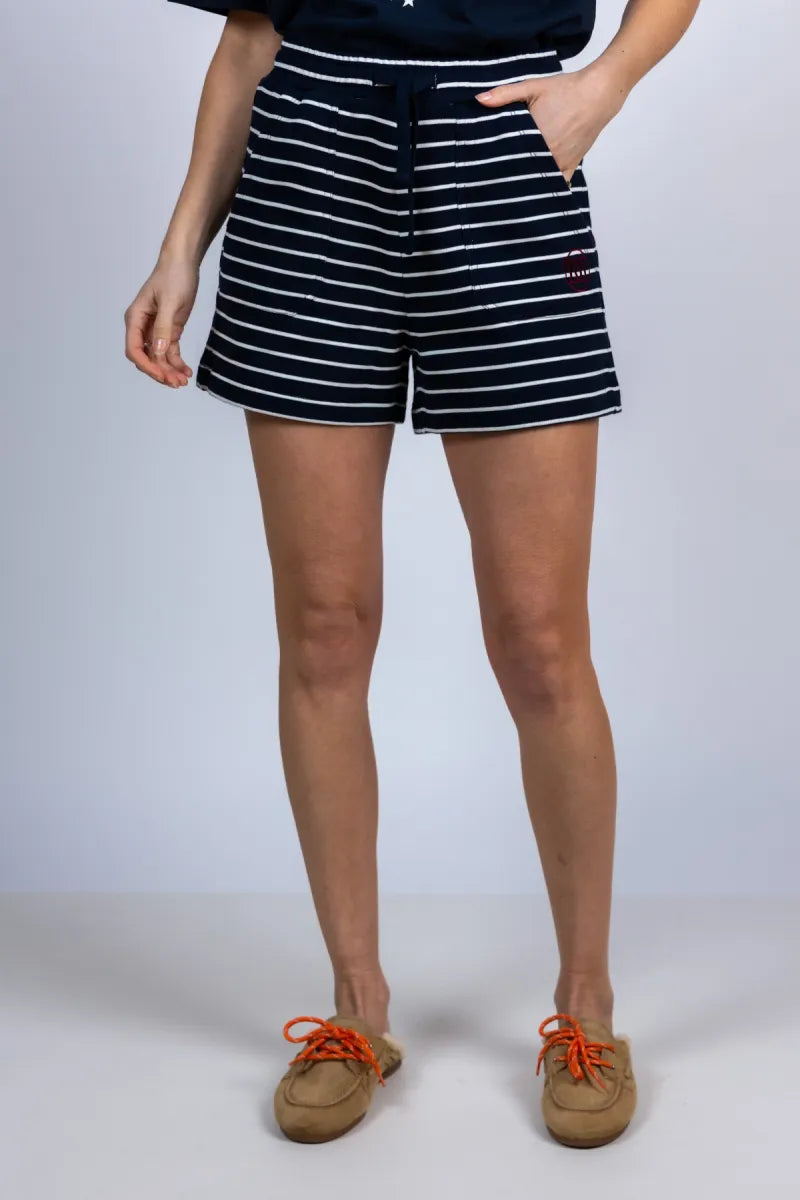 DEBLON SPORTS DEBLON SPORTS DANI 2610207 Short met strepen - Marine