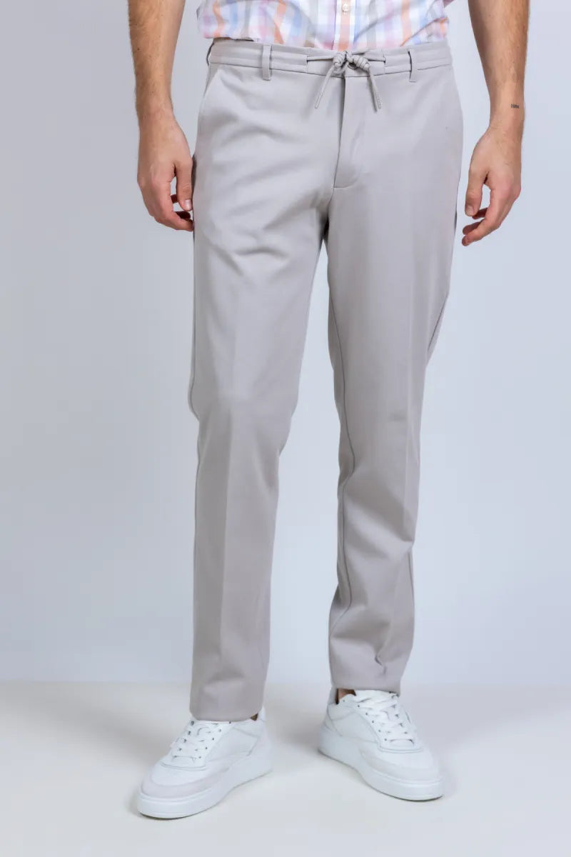 CAVALLARO HEREN CAVALLARO HEREN 121261009 Broek met koord - Beige