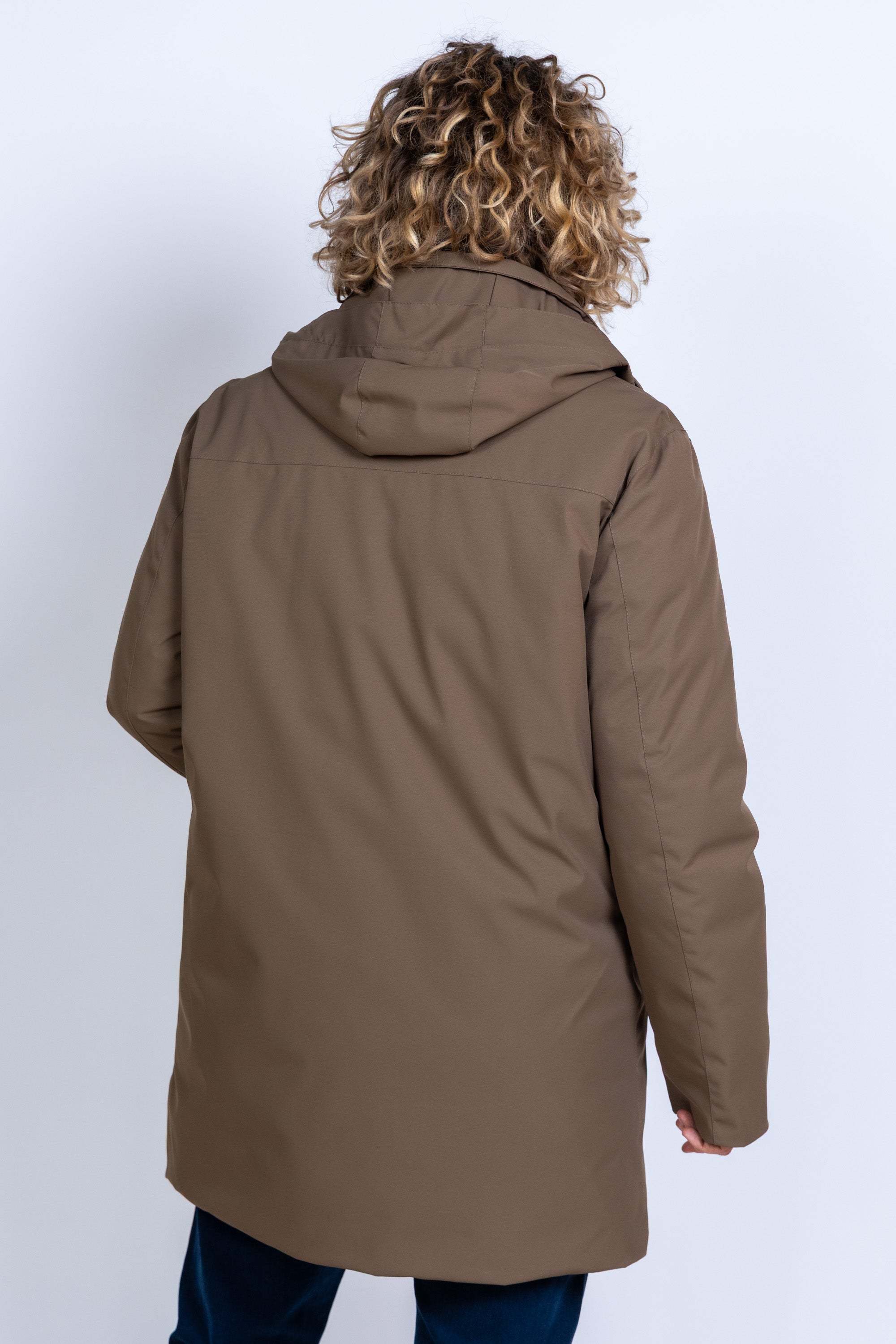 Parka met capuchon - Taupe