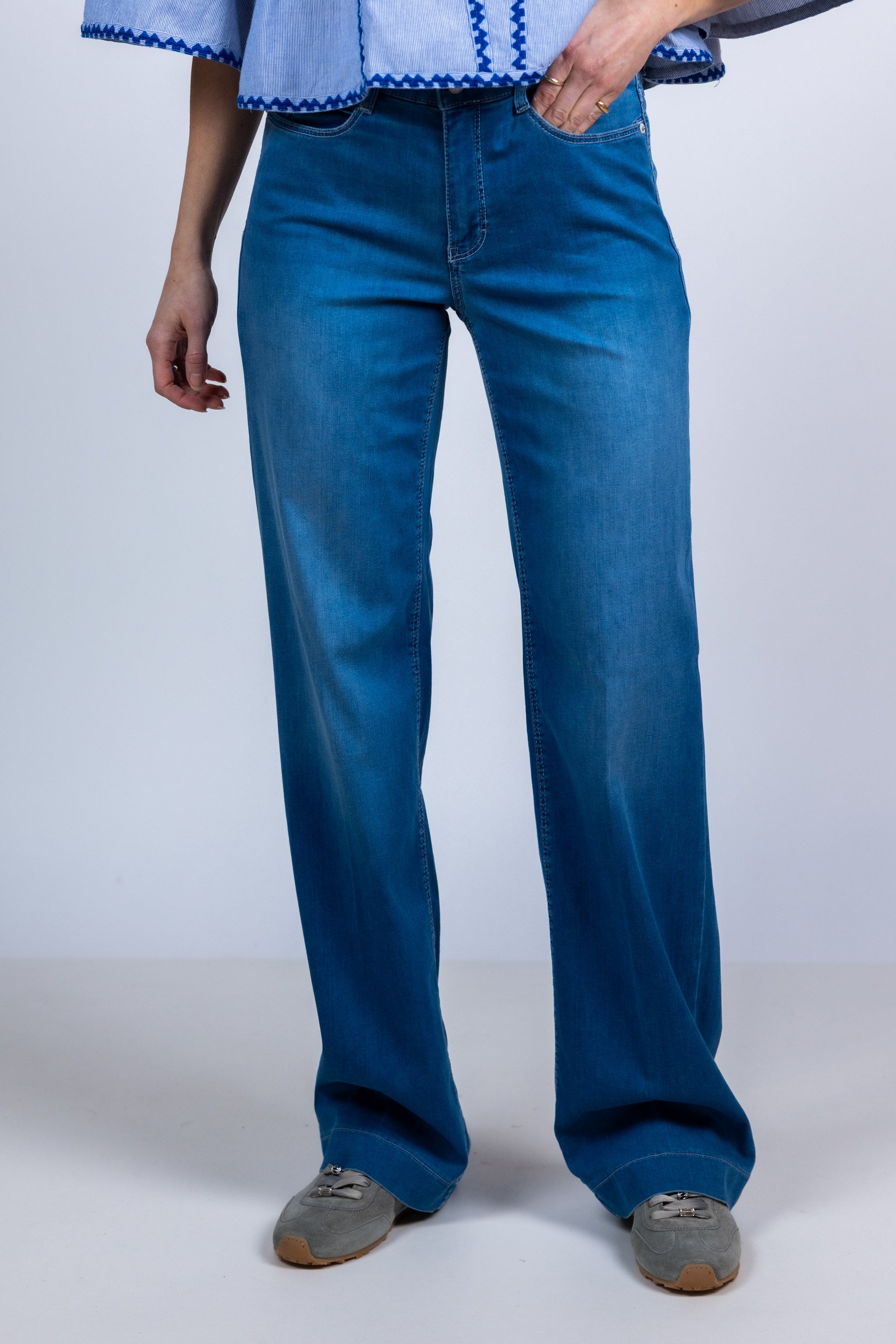 Jeans met wijde pijpen - Jeans