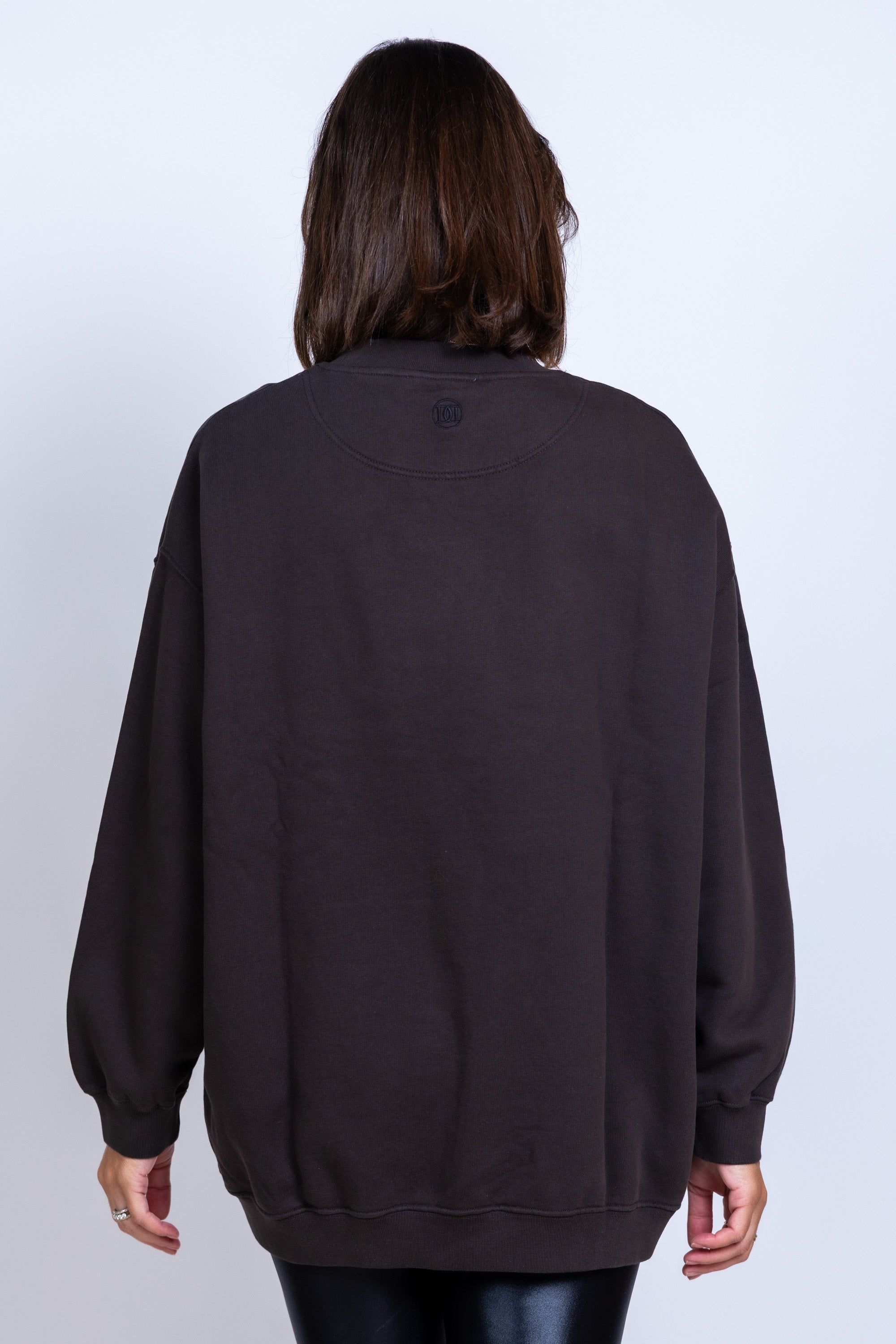 Sweater met tekst - Khaki