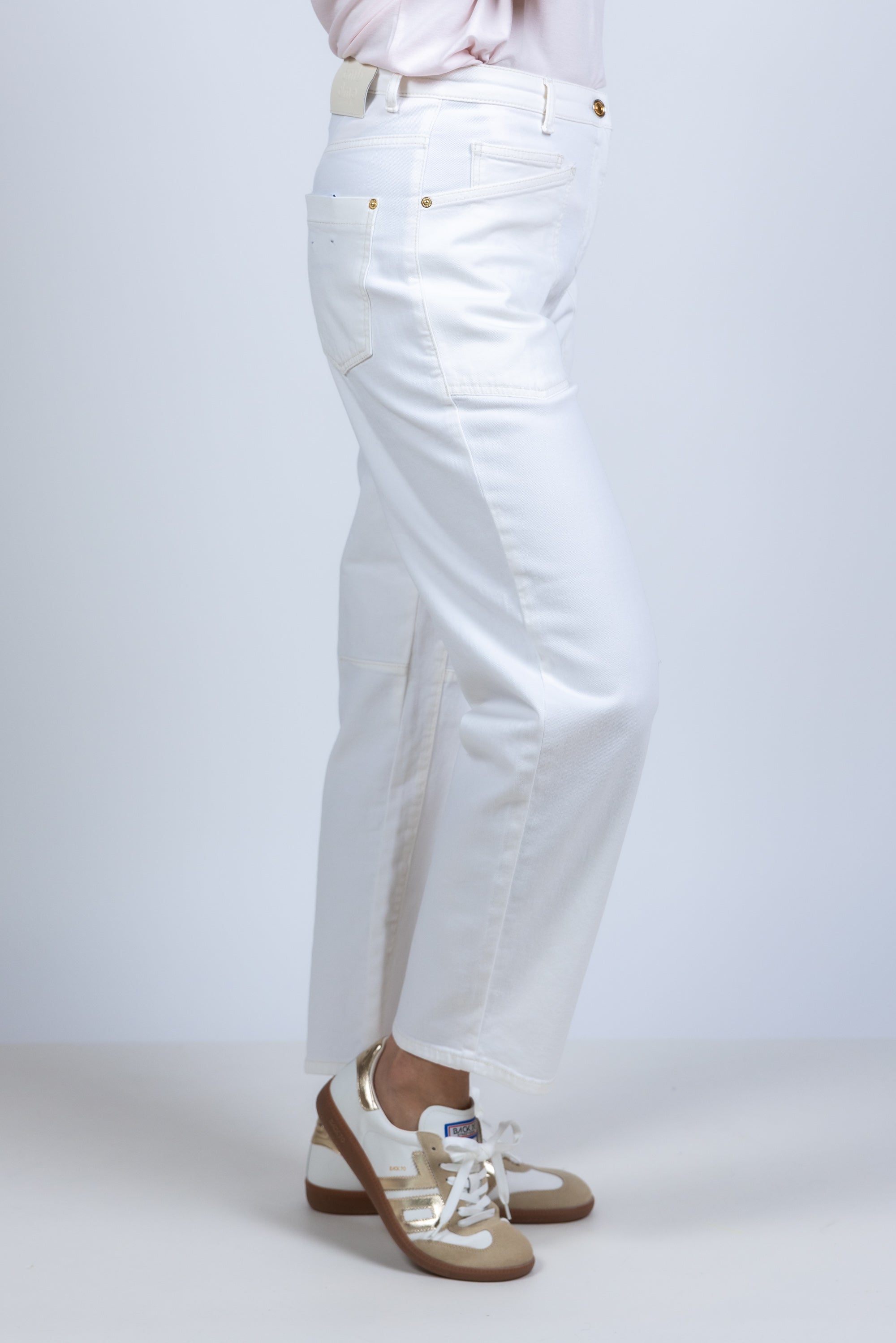 Broek met zakken - Wit