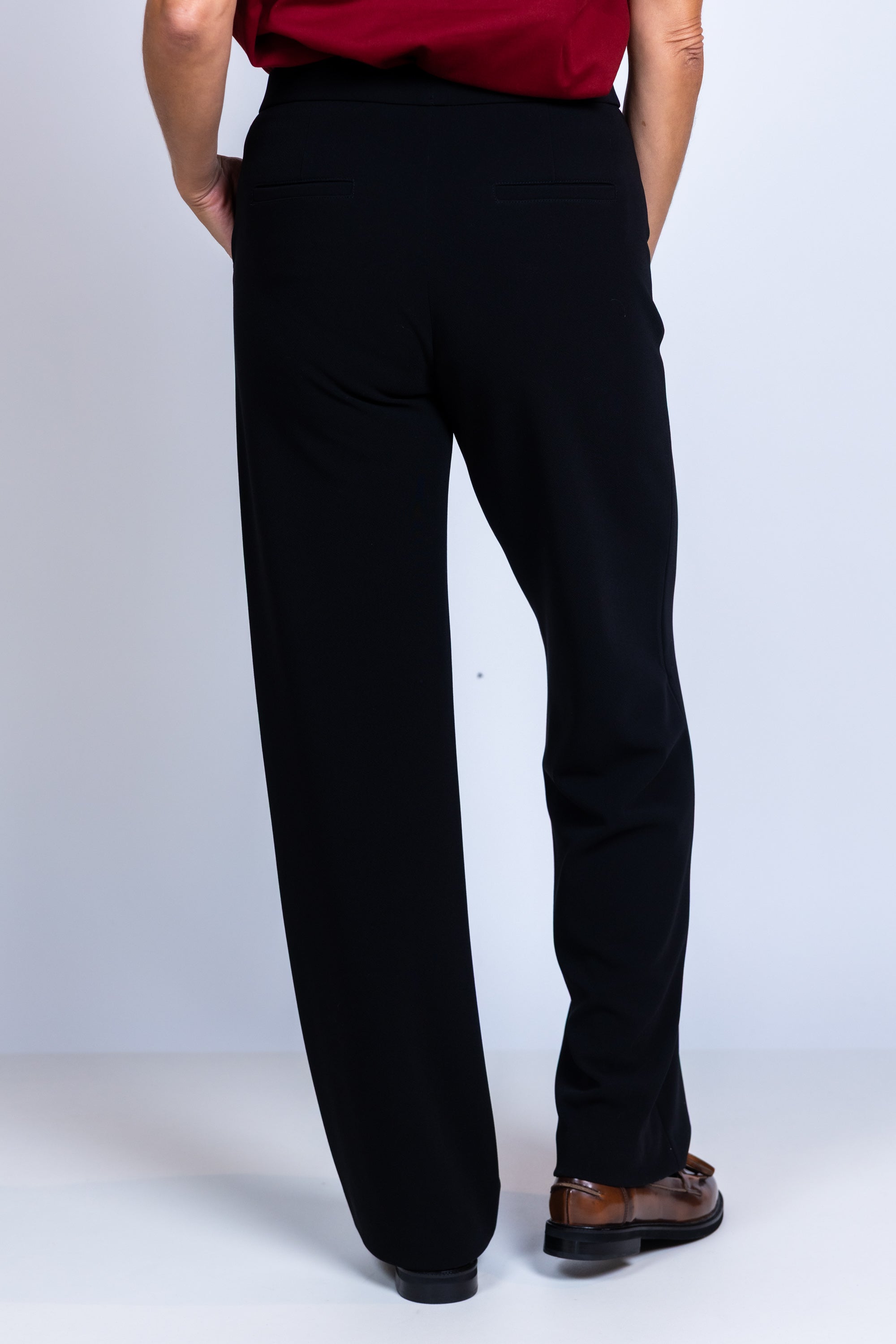Wijde pantalon - Zwart