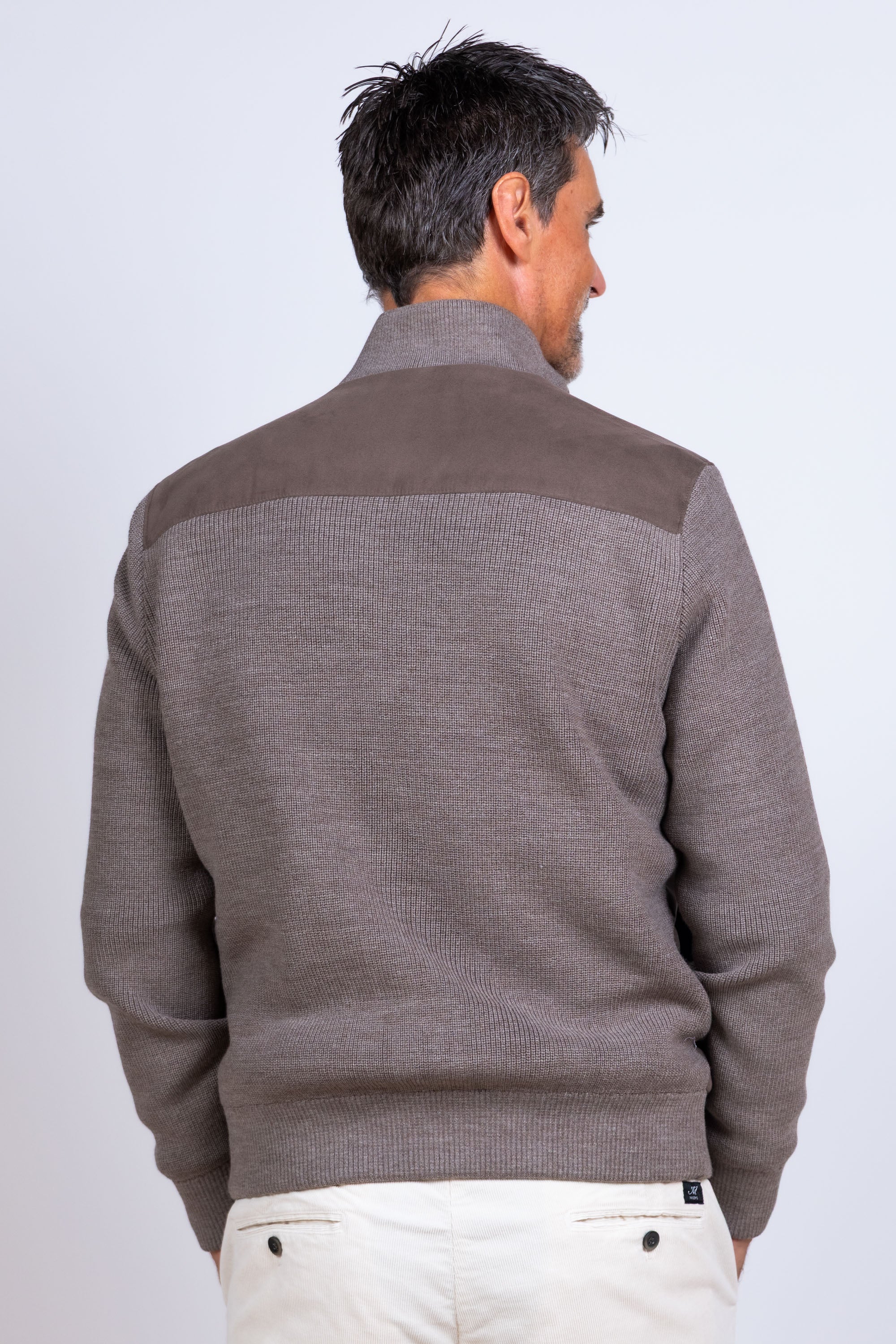 Jasje met rits - Taupe