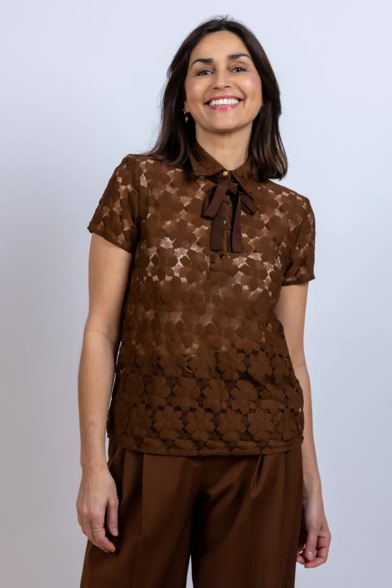 MAX MARA STUDIO Top met bloemenpatroon - Vicunia