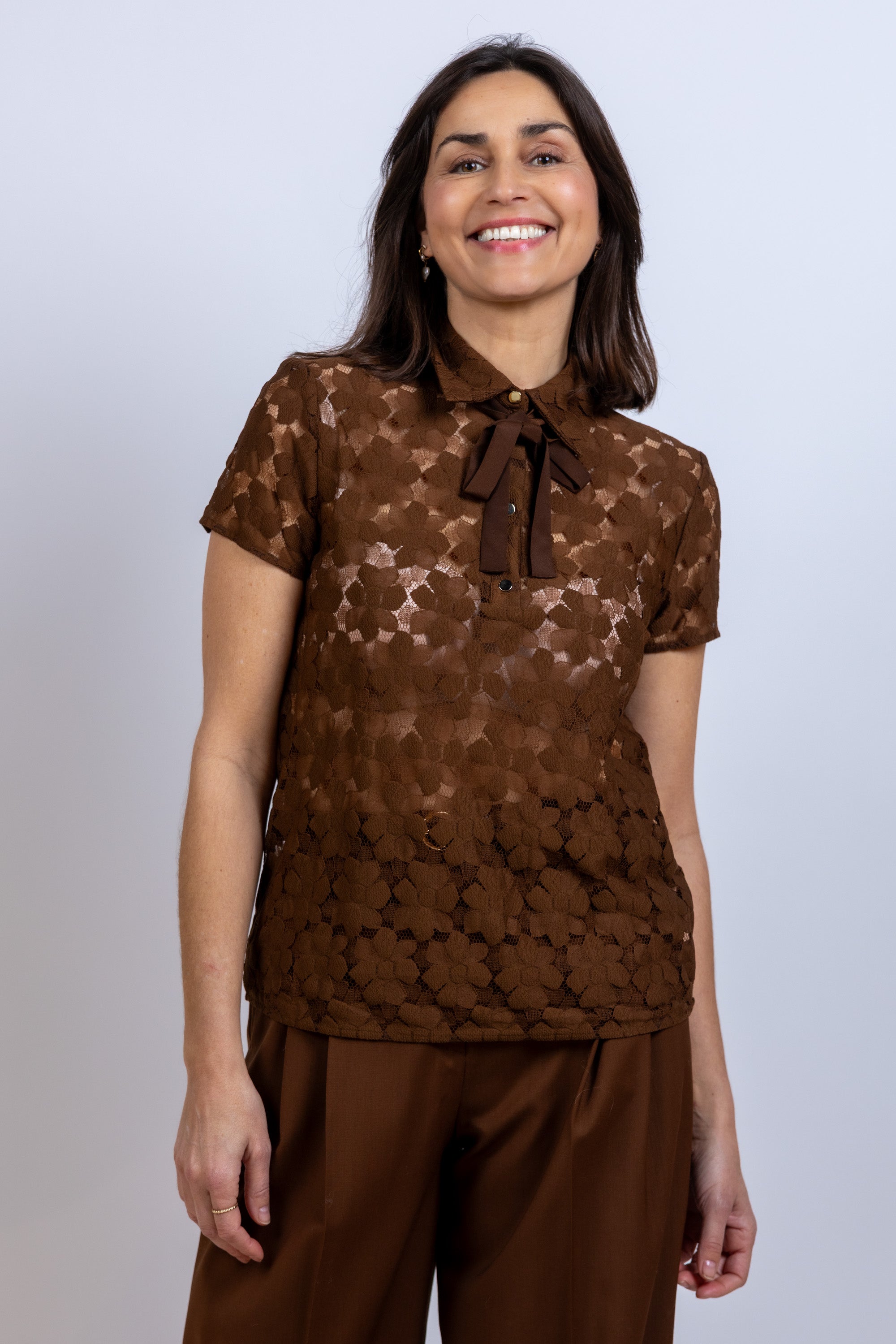 Top met bloemenpatroon - Vicunia