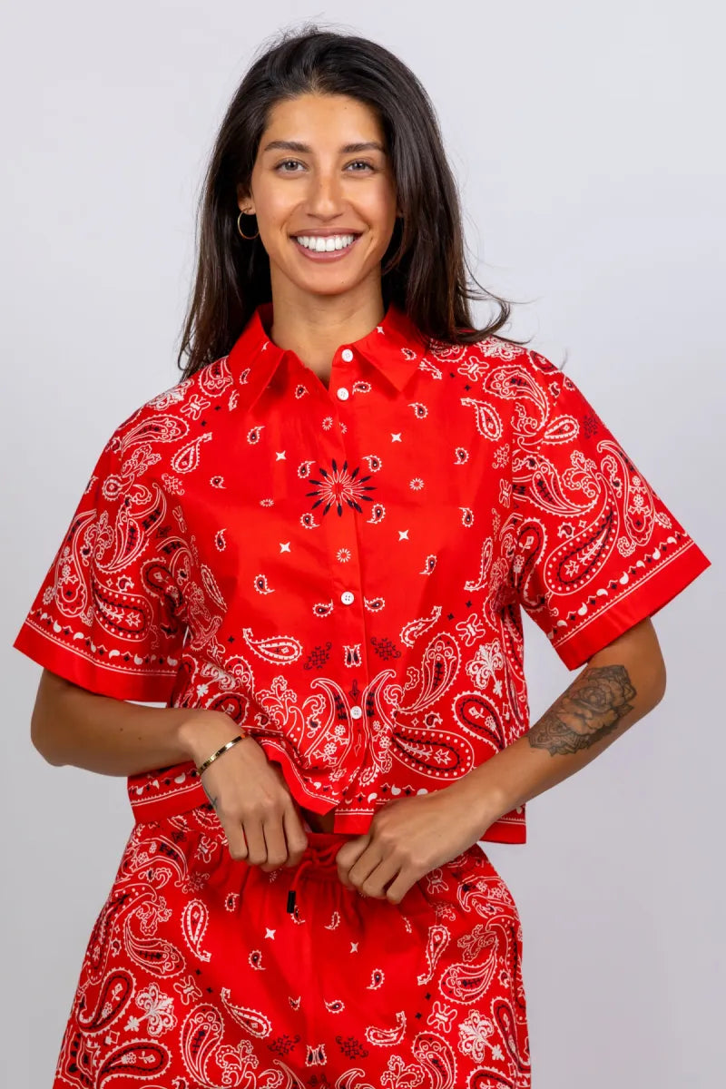 SUNCOO Blouse met print - Rood