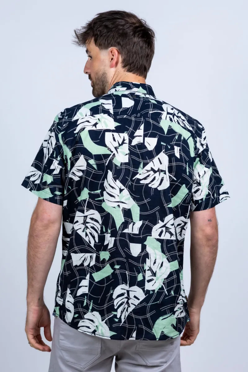PME PME PSIS2604208 Overhemd met print - Marine
