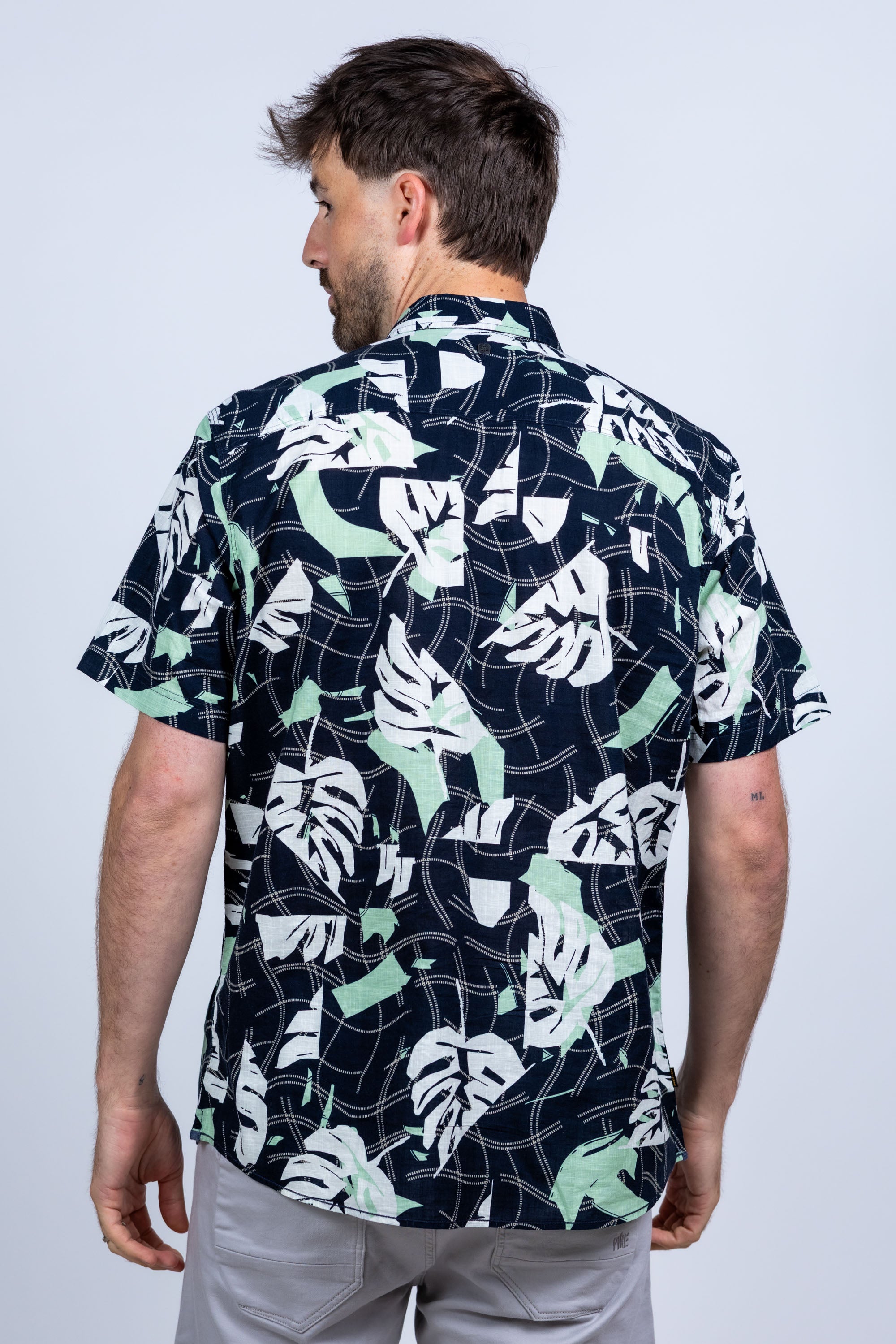 Overhemd met print - Marine