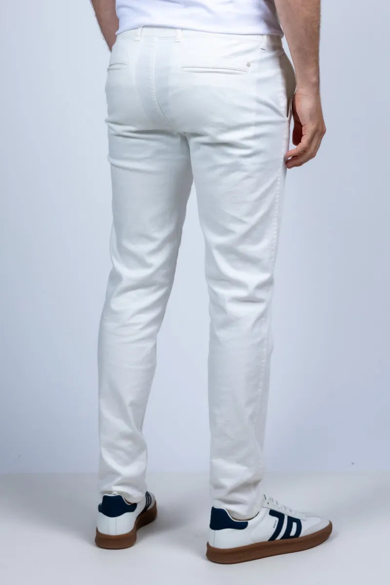 NORTH84 NORTH84 84152121 Broek met zakken - Ecru