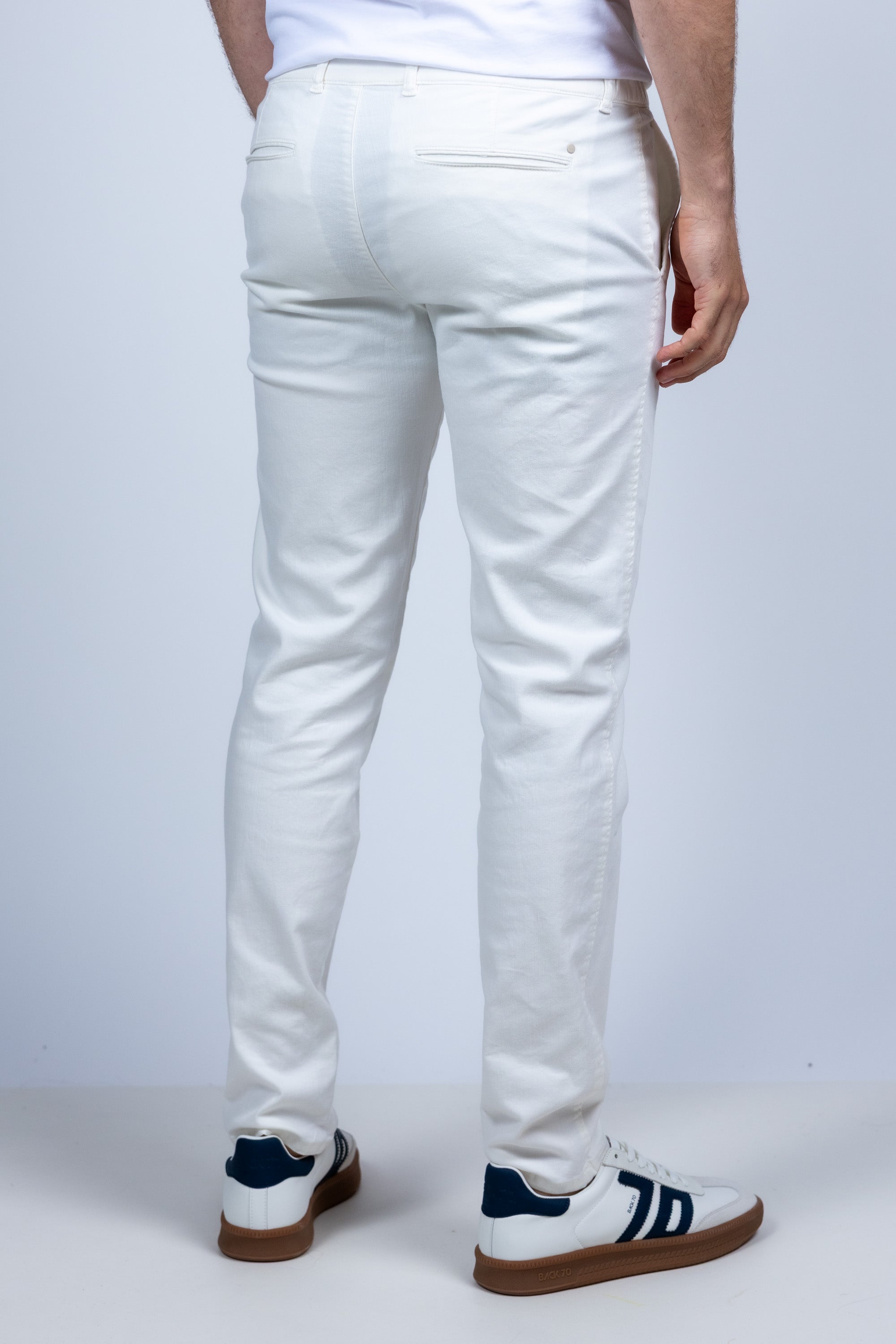 Broek met zakken - Ecru