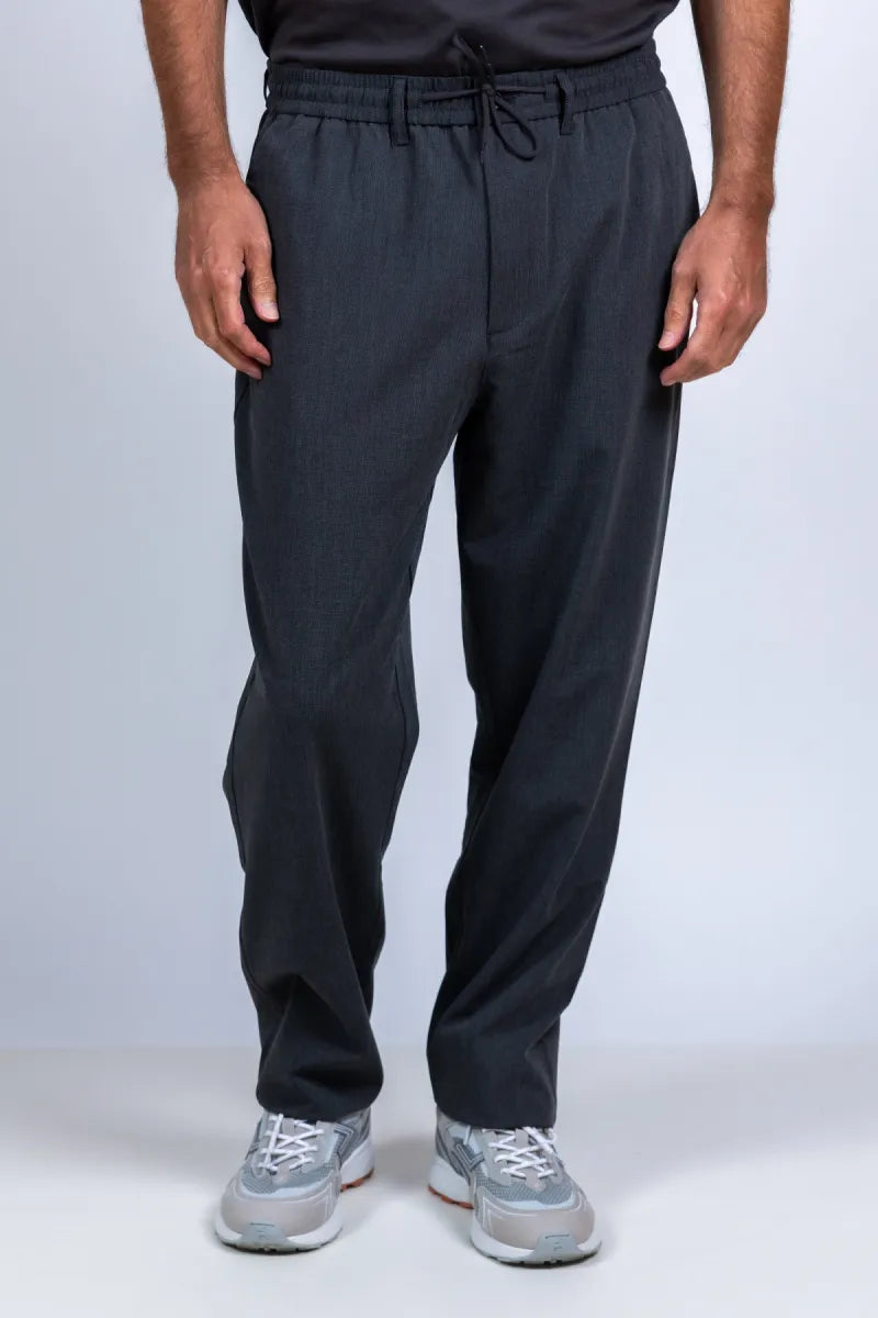 LES DEUX H Broek met koordje - Donkergrijs