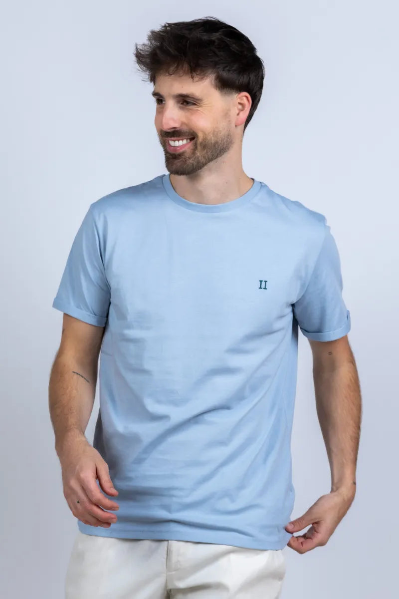 LES DEUX H LES DEUX H 1001464 T-shirt met logo - Bleu
