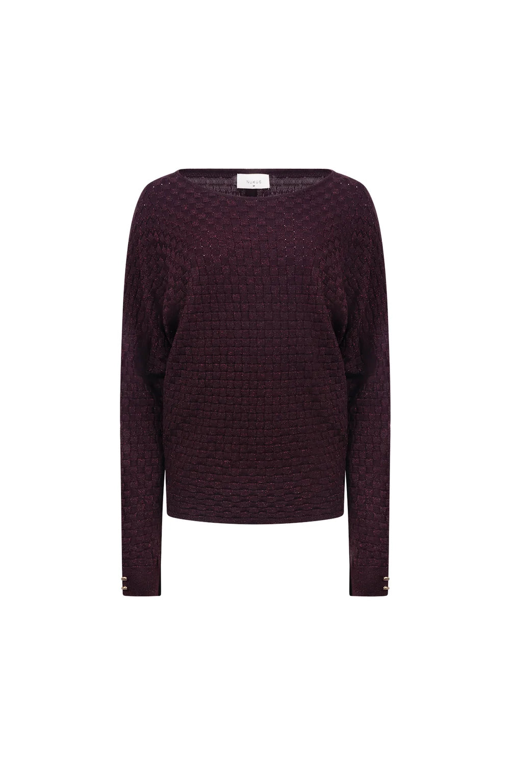NUKUS NUKUS NKF01062 donkerbordeaux
