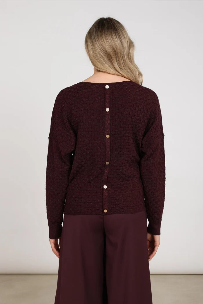 NUKUS NUKUS NKF01062 donkerbordeaux