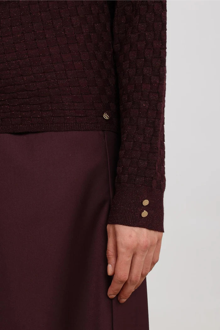 NUKUS NUKUS NKF01062 donkerbordeaux