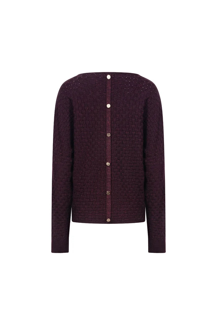 NUKUS NUKUS NKF01062 donkerbordeaux