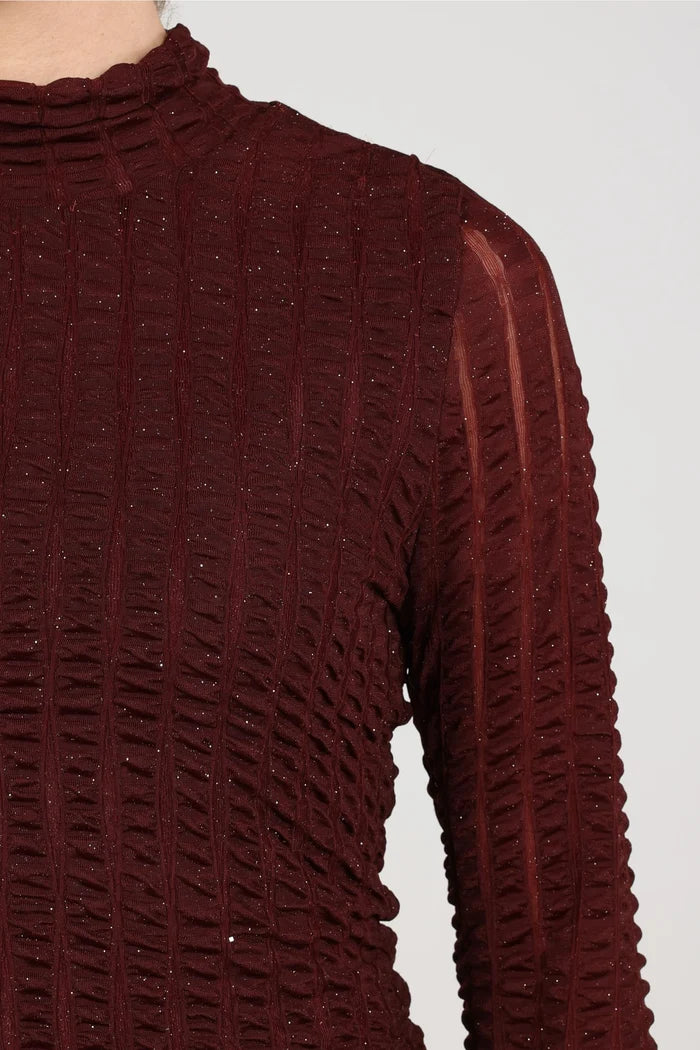 NUKUS NUKUS NKF01093 donkerbordeaux