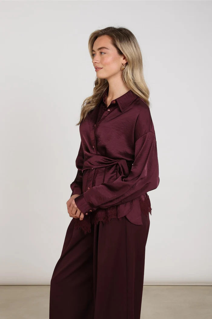 NUKUS NUKUS NKF02175 donkerbordeaux