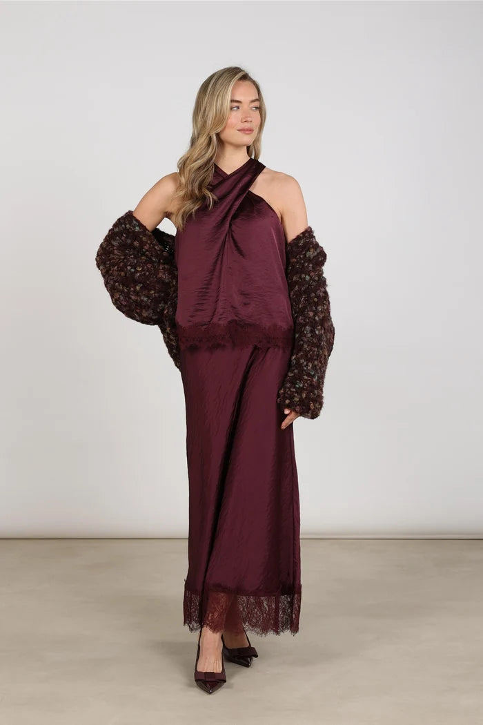 NUKUS NUKUS NKF05041 donkerbordeaux