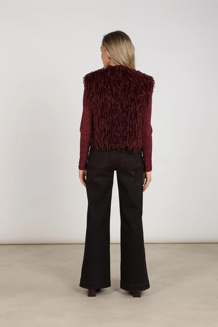 NUKUS NUKUS NKF08026 donkerbordeaux