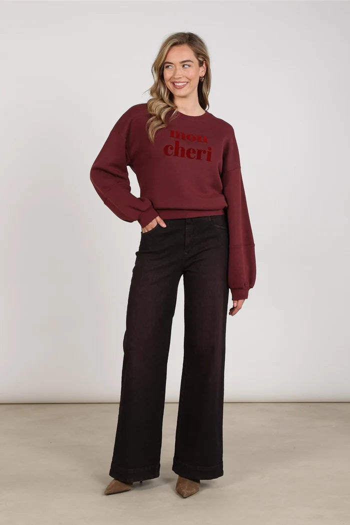 NUKUS NUKUS NKF09092 donkerbordeaux
