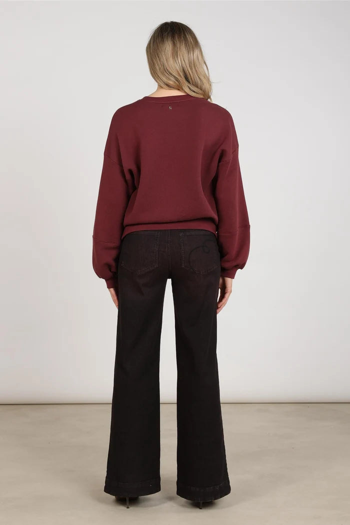 NUKUS NUKUS NKF09092 donkerbordeaux