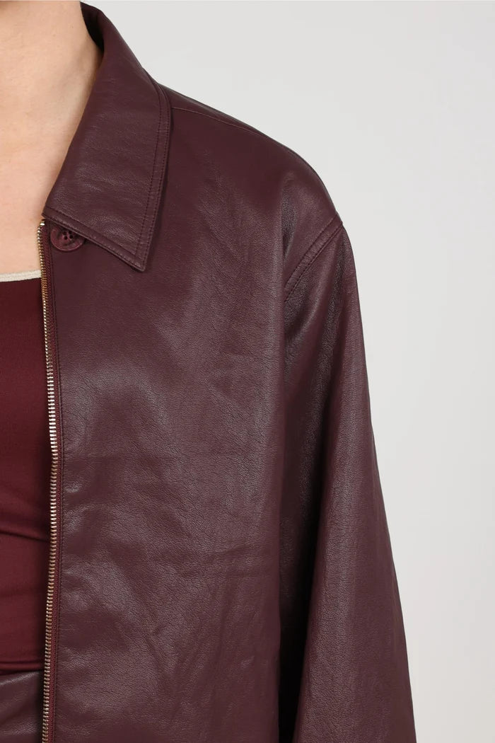 NUKUS NUKUS NKF13103 donkerbordeaux
