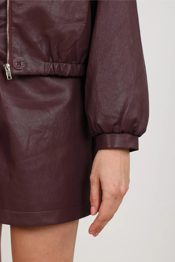 NUKUS NUKUS NKF13103 donkerbordeaux