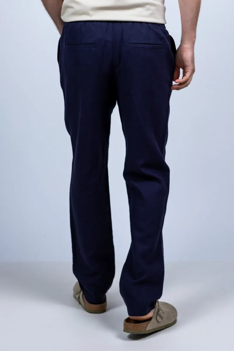 LES DEUX H LES DEUX H 1001339 Broek met trekkoord - Marine