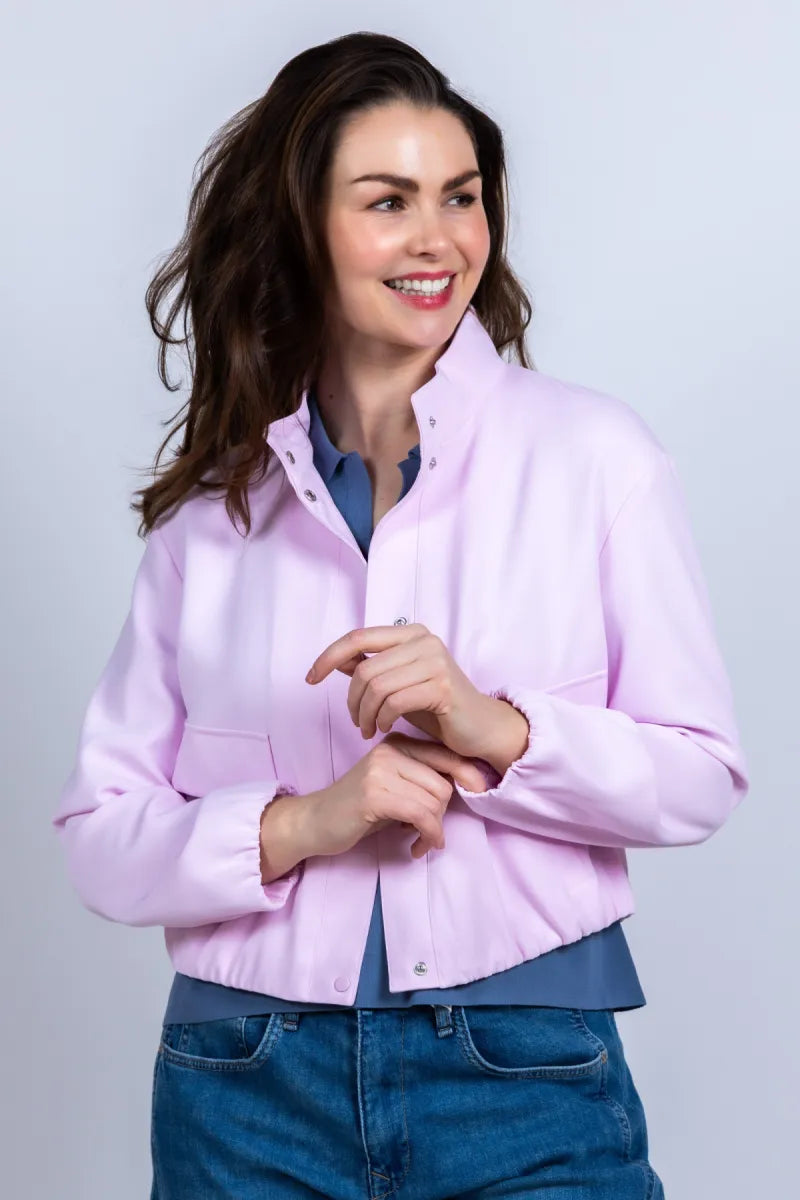 MARCCAIN COLLECTIE MARCCAIN COLLECTIE AC.31.08 W56 Jasje met drukknoopsluiting - Roze