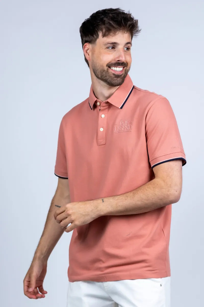 PME Polo met kraag - Oudroze