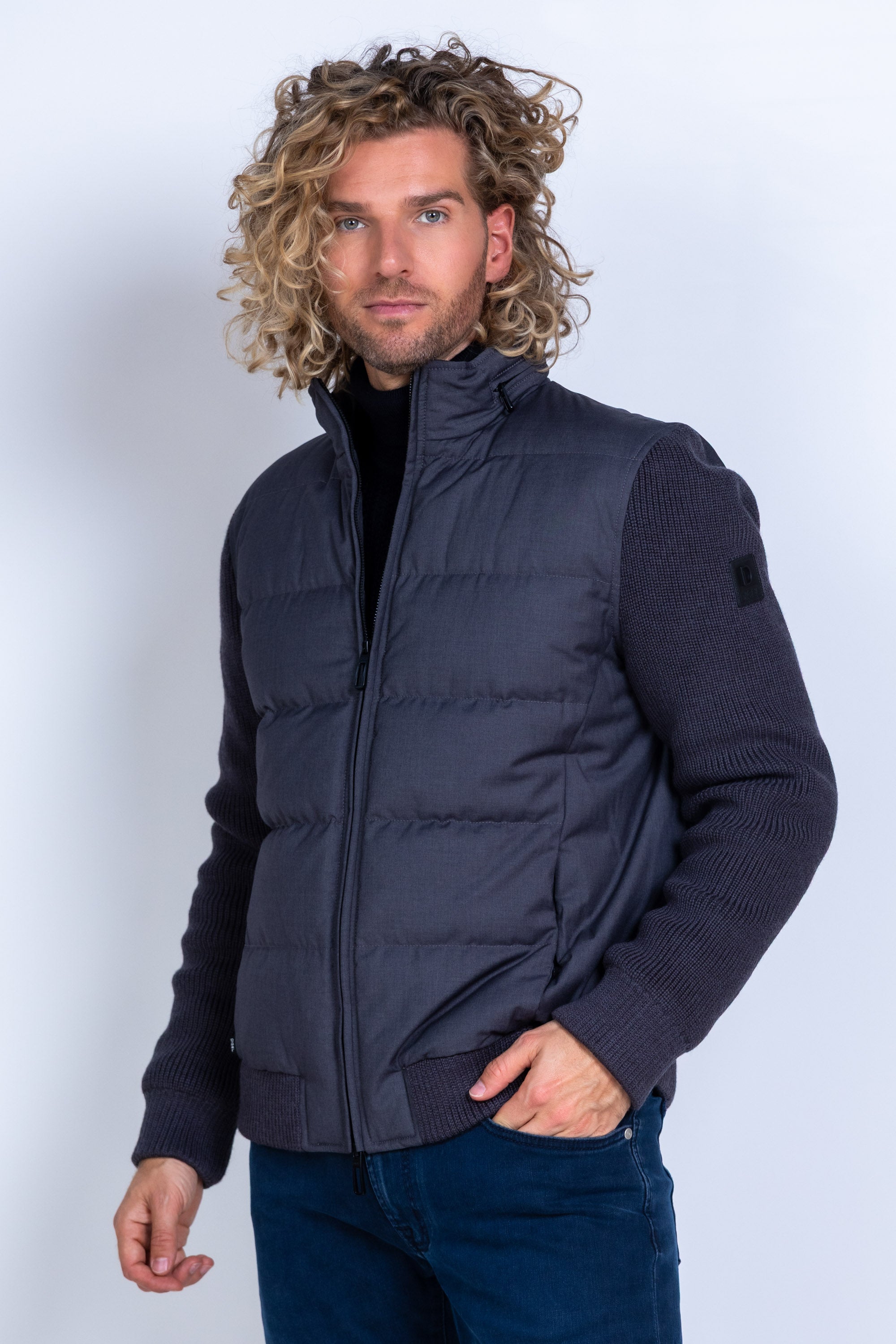 Gewatteerd vest - Antraciet