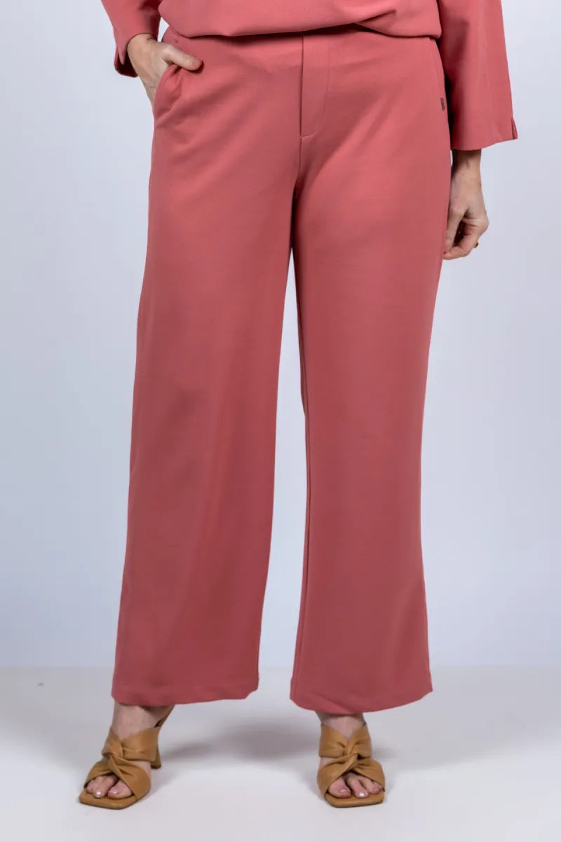 XANDRES GOLD XANDRES GOLD X-Flamy Wijde broek - Oudroze