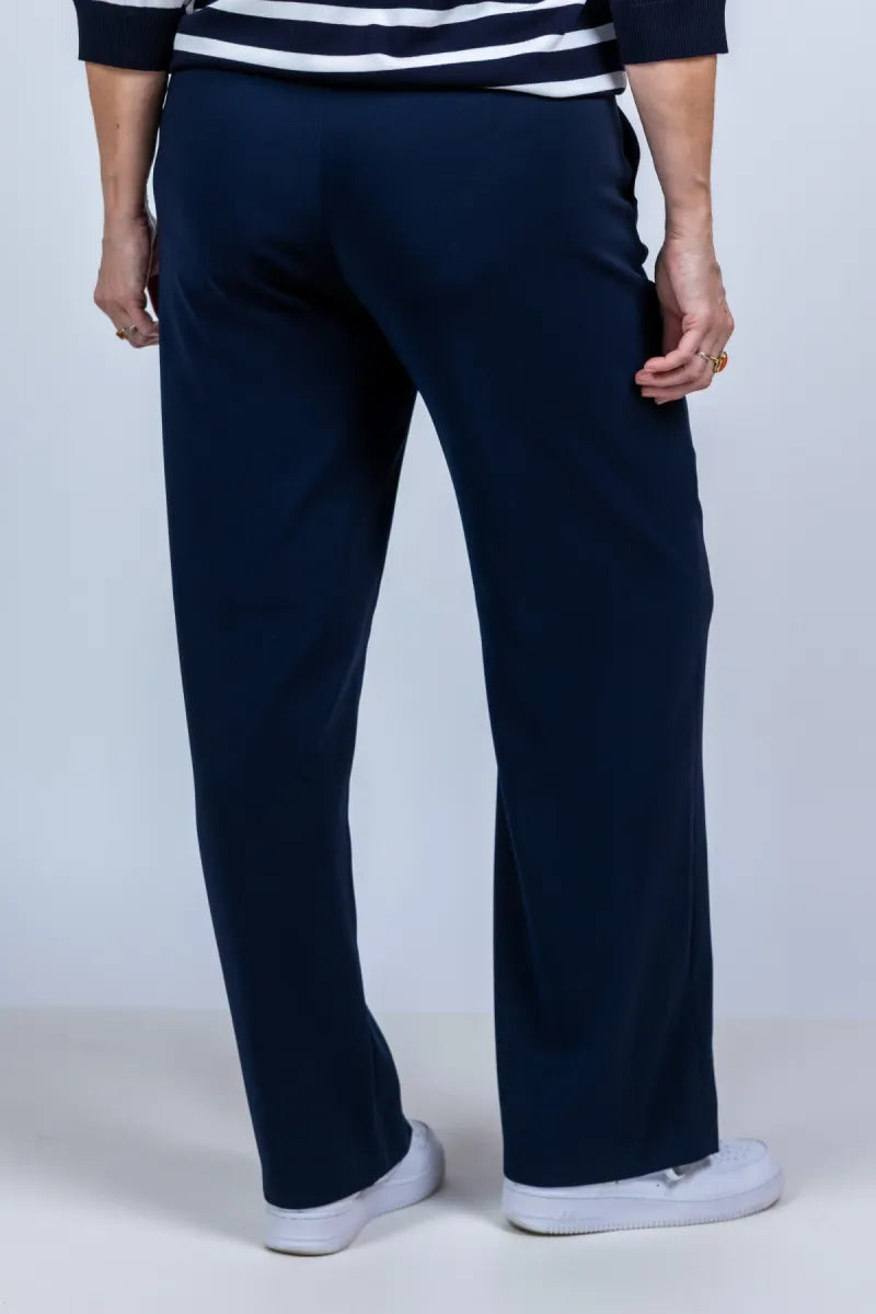 XANDRES Broek met rechte pijpen - Marine