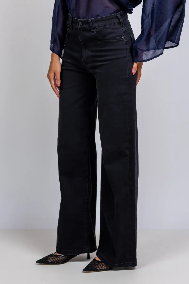 LOIS LOIS PALAZZO 2142-6211 LOIS PALAZZO 2142-6211 Jeans met wijde pijpen - Black denim