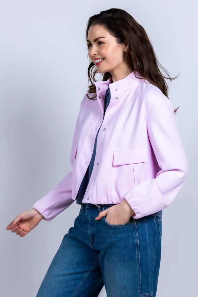MARCCAIN COLLECTIE MARCCAIN COLLECTIE AC.31.08 W56 Jasje met drukknoopsluiting - Roze