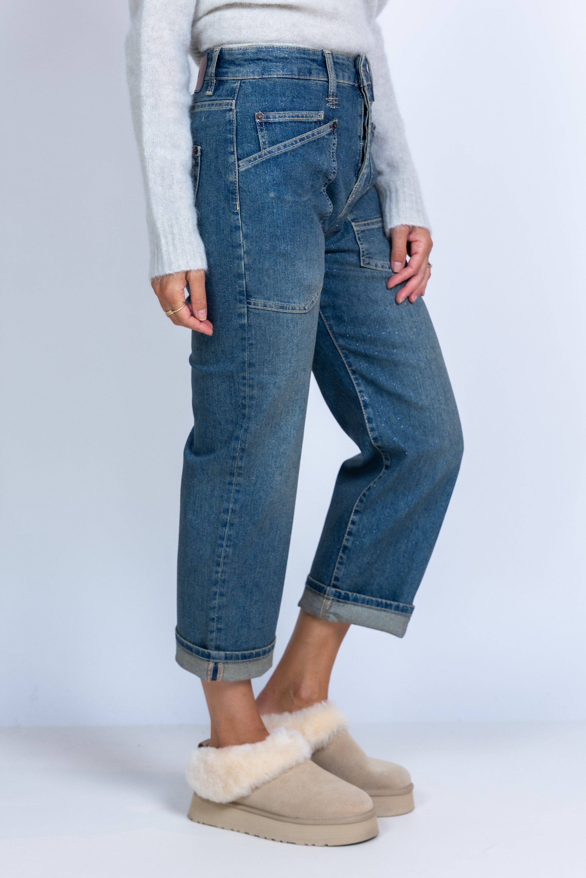 Jeans met zakken - Licht jeans