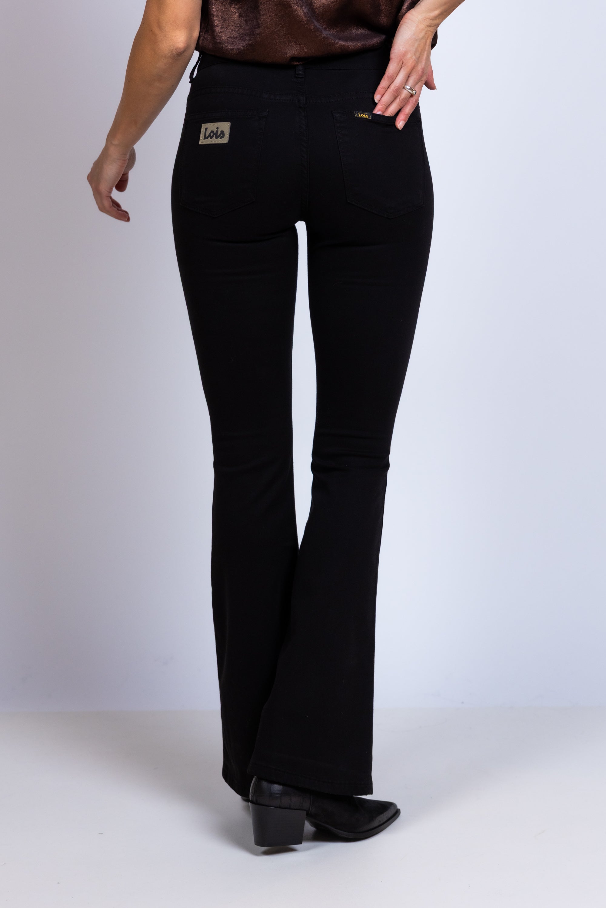 Flared jeans - Zwart